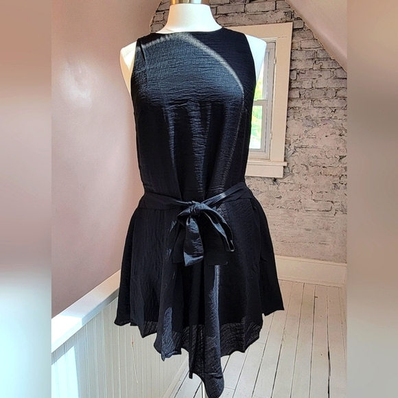 NWT Three of Something Pocketwatch Black Dress - Picture 1 of 9